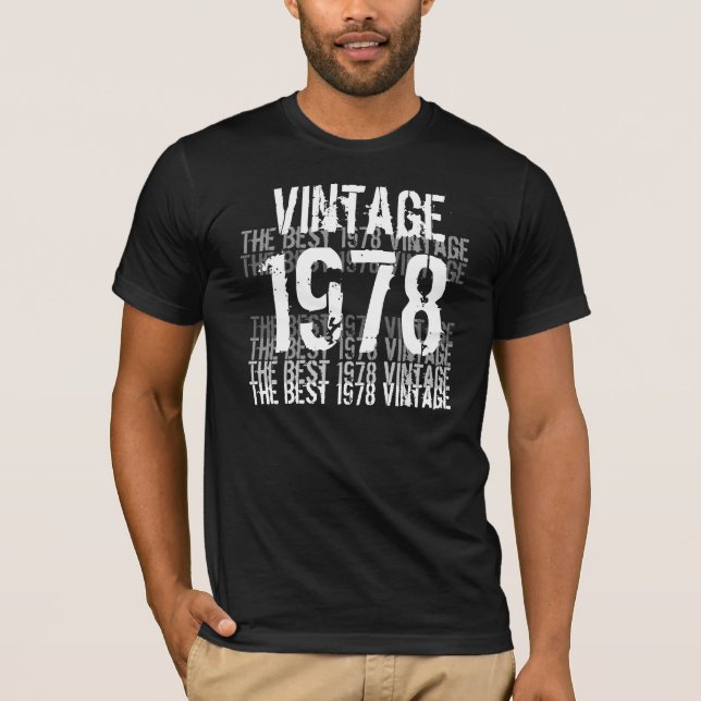 1978 Geburtstag - Das beste 1978 Vintag T-Shirt (Vorderseite)