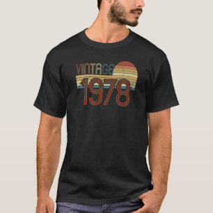 1978 Geburtstag Retro Geburtstag Vintag 1978 T-Shirt