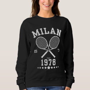 1978 gegründet Vintag Tennis Mailand Sweatshirt