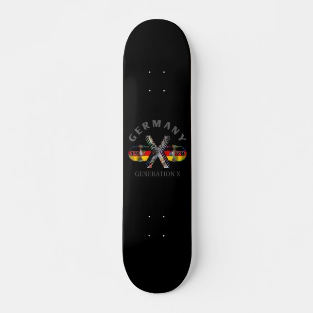 1978 Generation X Deutschland Skateboard (Vorne)