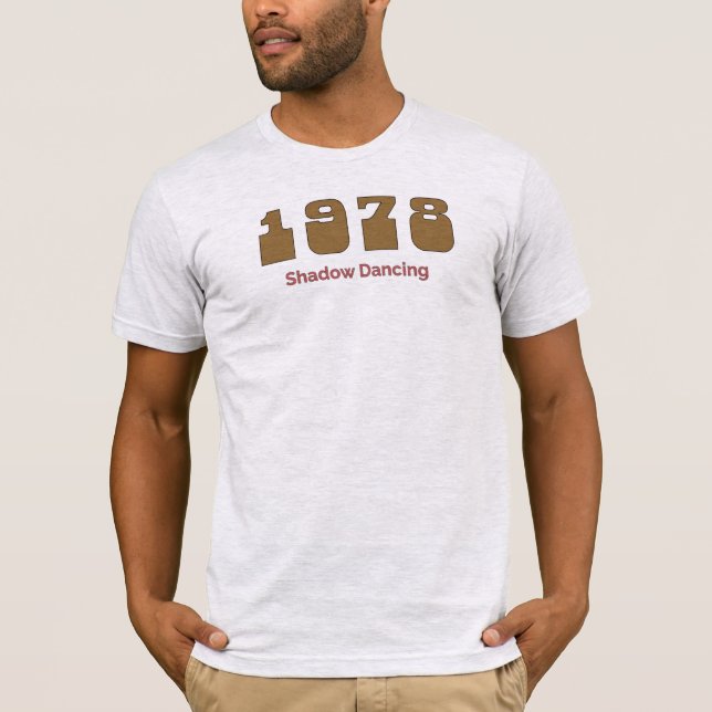 1978 Top-Song, Shadow Dancing T-Shirt (Vorderseite)