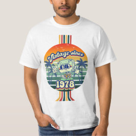 1978 Vintages Kassettenband Retro 47. Geburtstag T-Shirt