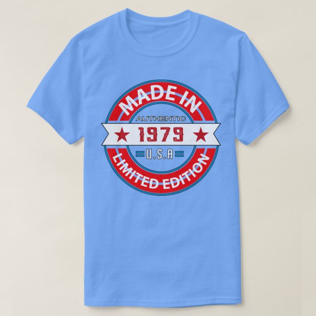 1979 44 Jahr T-Shirt (Design vorne)
