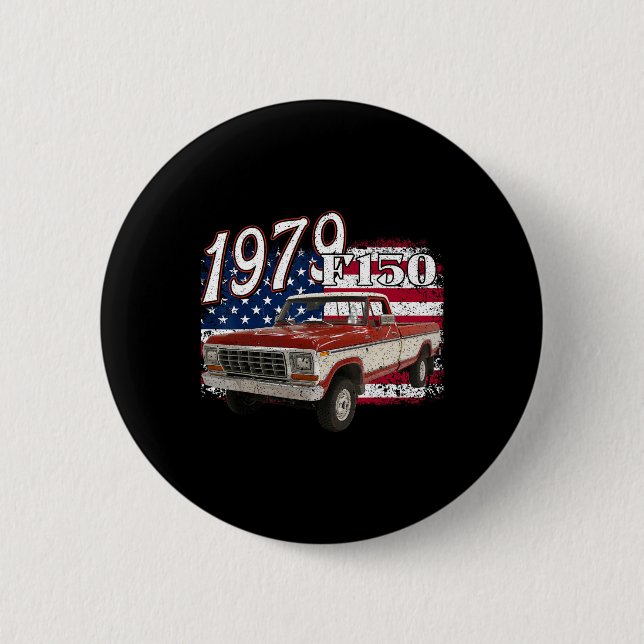 1979 79 F150 4. Juli Amerikaner Button (Vorderseite)