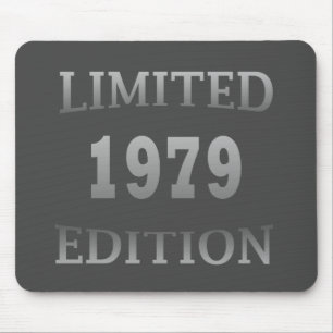 1979 geboren elegantes modernes Geburtstagsgeschen Mousepad