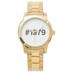 1979 Hashtag 46 Geburtstagsfeier Armbanduhr