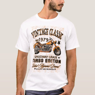 1979 Vintage Classic Turbo Edition Motorrad T-Shirt