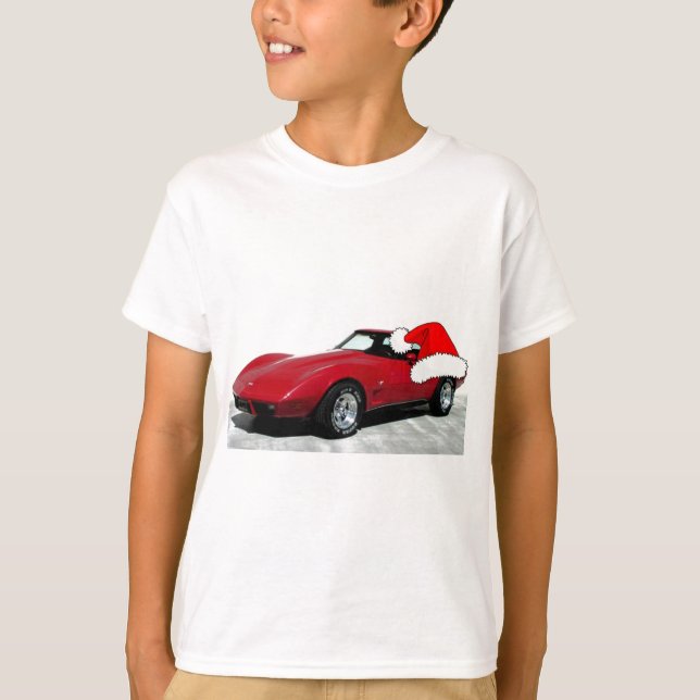 1979 Weihnachts Red Corvette T-Shirt (Vorderseite)