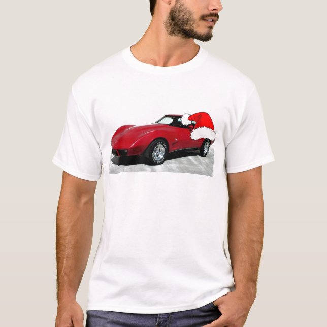 1979 Weihnachts Red Corvette T-Shirt (Vorderseite)