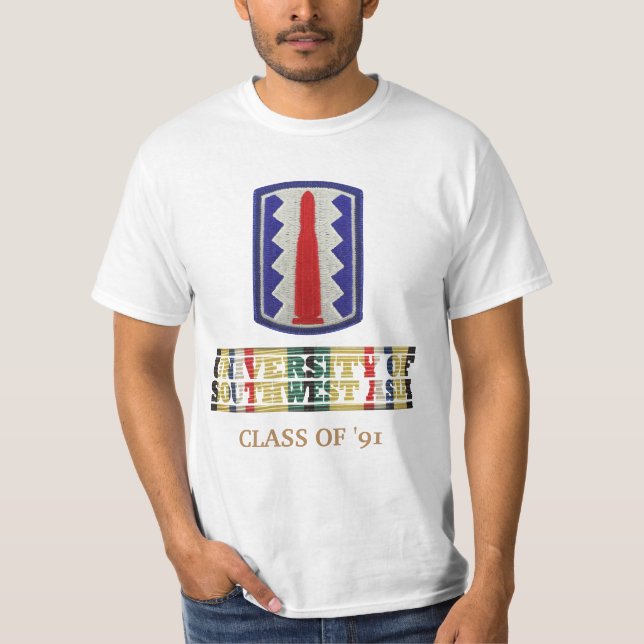 197th Inf. Bde. Universität von Vorderasien-Shirt T-Shirt (Vorderseite)