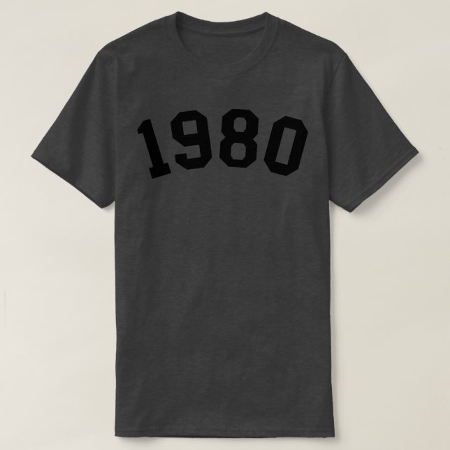 1980 1 T-Shirt (Design vorne)