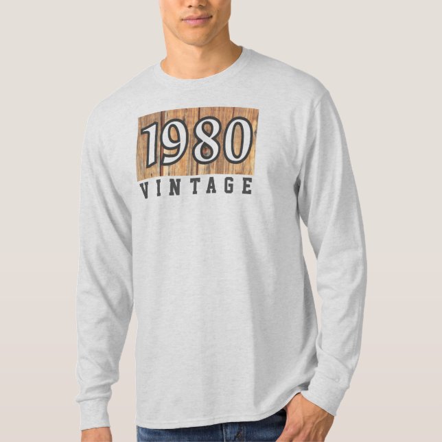 1980 Jahr des T - Shirt (Vorderseite)
