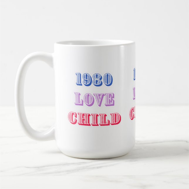 1980 Liebe Child Kaffeetasse (Links)