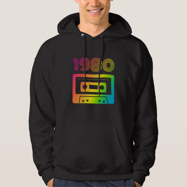 1980 Retro Hoodie (Vorderseite)