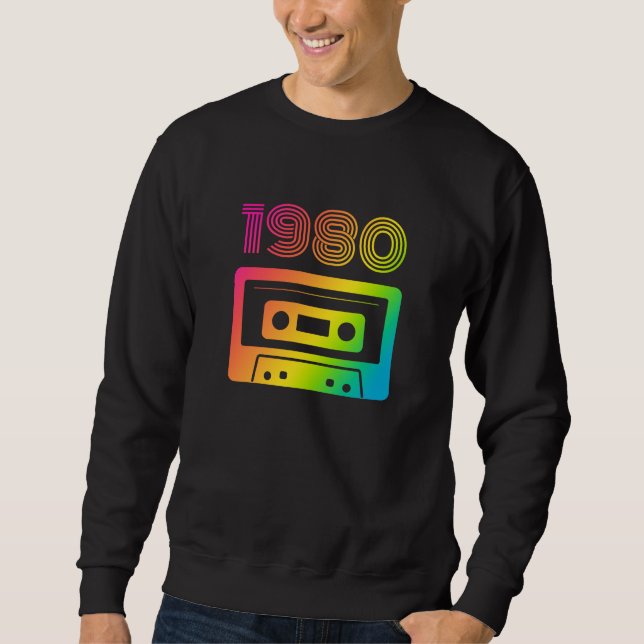 1980 Retro Sweatshirt (Vorderseite)