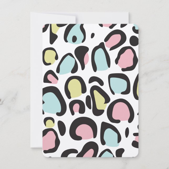 1980er-Jahre Tierisches Druckmuster (Vorderseite)