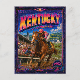 1980er Kentucky Postkarte 80er Retro