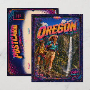 1980er Oregon Postkarte 80er Retro
