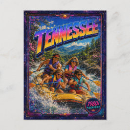 1980er Tennessee Postkarte 80er Retro