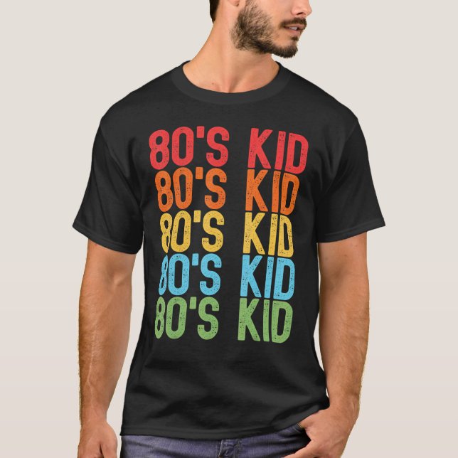 1980's 80's Kid Costume T-Shirt (Vorderseite)