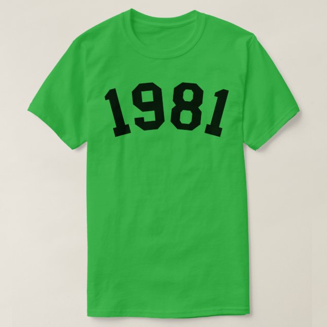 1981 1 T-Shirt (Design vorne)