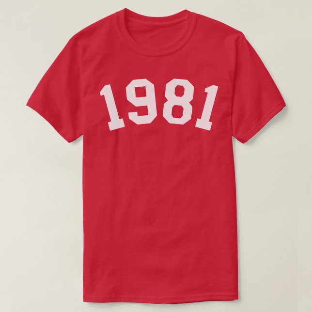 1981 9 T-Shirt (Design vorne)