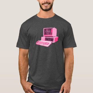 1981 Pink Retro-Computer-T-Shirt T-Shirt