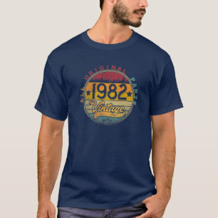 1982 40. Geburtstagsgeschenk 40 Jahre alter Vintag T-Shirt