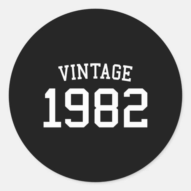 1982 41 für und 41. runder aufkleber (Vorderseite)