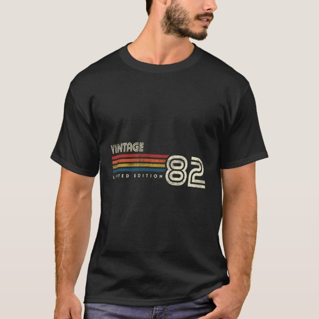 1982 Bruststreifen T-Shirt (Vorderseite)