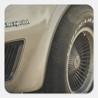 1982 Chevrolet Corvette Collector's Edition Wheel Quadratischer Aufkleber