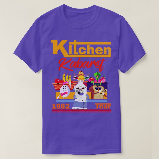 1982 Kitchen Kabaret Tour T-Shirt (Design vorne)