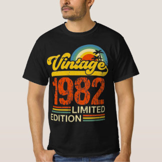 1982 limitierte Retro-Geburtstagsedition T-Shirt