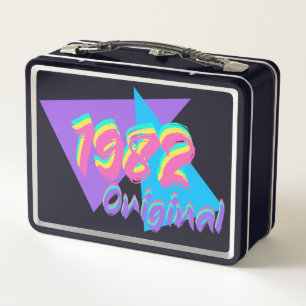 1982 Originale Metall-Lunchbox Metall Brotdose