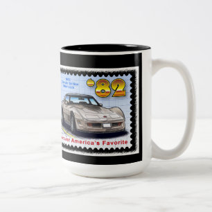 1982 Sonderausgabe Korvette Zweifarbige Tasse
