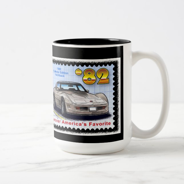1982 Sonderausgabe Korvette Zweifarbige Tasse (Rechts)