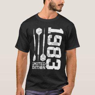 1983 DARTS 39. GEBURTSTAG T-Shirt