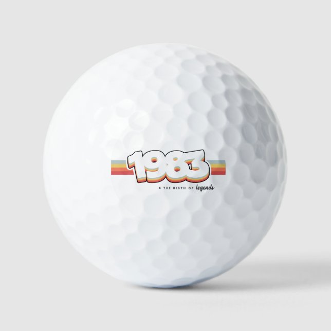 1983 Die Geburt von Legenden Golfball (Vorderseite)