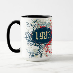1983 Geburtstag oder Seit 1983 oder Made 1983 Tasse