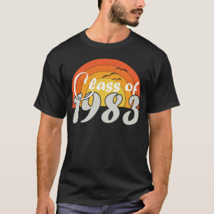 1983-Klasse mit 83 Abschluss Wiedersehen 1983 Uni T-Shirt
