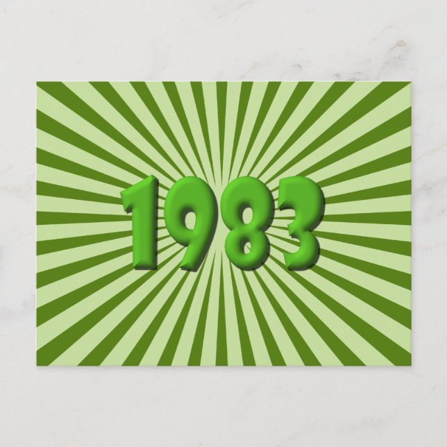 1983 POSTKARTE (Vorderseite)