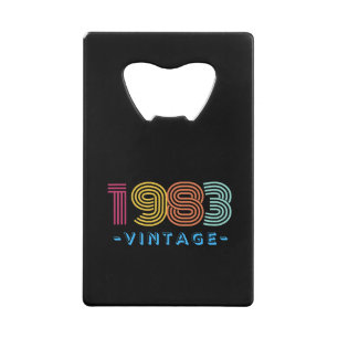 1983 Vintager Flaschenöffner - Retro- Geschenk