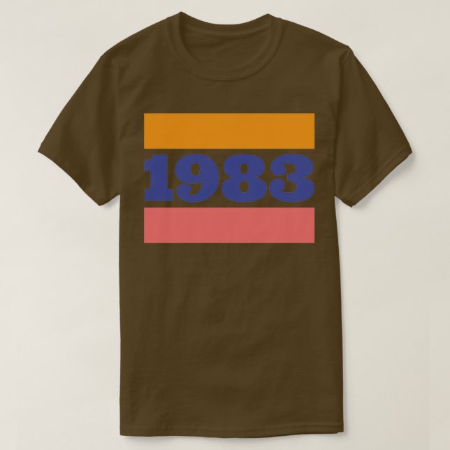 1983 Vintager Retro T-Shirt (Design vorne)