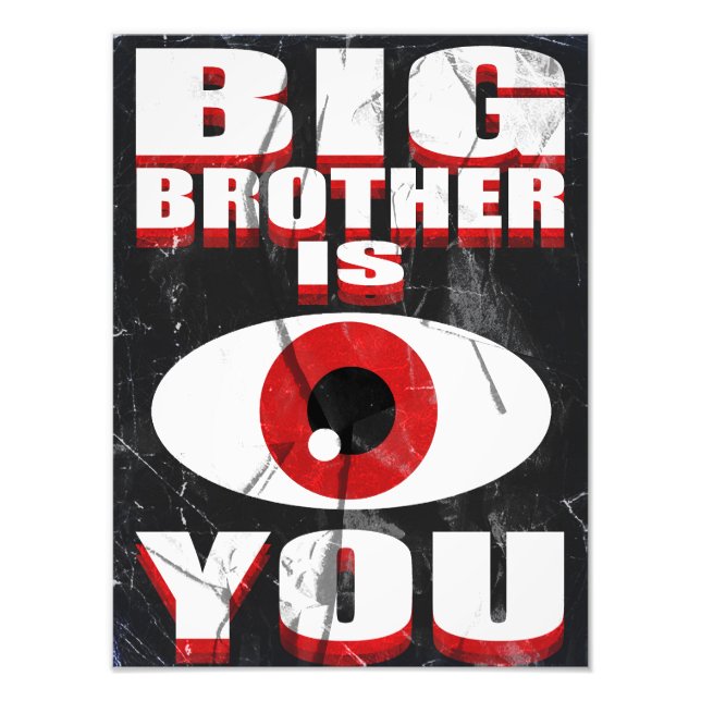 1984 Big Brother is Watching You Poster (Vorne)