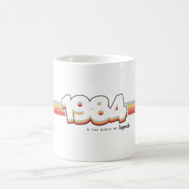 1984 Die Geburt von Legenden Kaffeetasse
