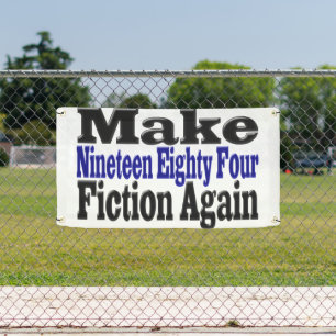 1984 Fiktion wieder herstellen Banner
