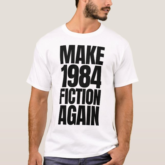 1984 Fiktion wieder herstellen T-Shirt (Vorderseite)