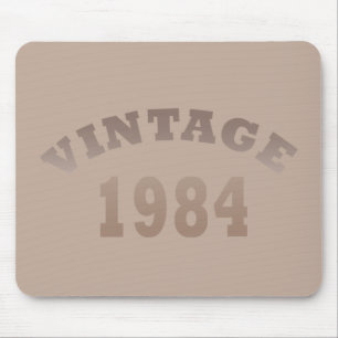 1984 geboren elegantes vintage Geburtstagsgeschenk Mousepad