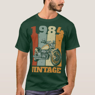 1984 Geborenes Vintages Motorrad-Geschenk Biker Mo T-Shirt