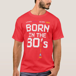 1984 Geburtstags Retro-Gamer Piel Geboren in den 8 T-Shirt
